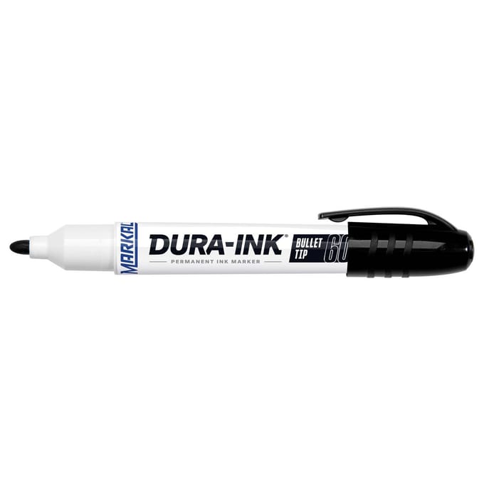 Markal DURA-INK BULLET TIP 96536 Permanent marker Zwart Watervast: Ja