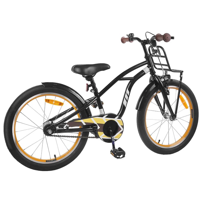 vidaXL - Kinderfiets - 20 - Inch - voor - 6-11 - jaar - oud - Zwart