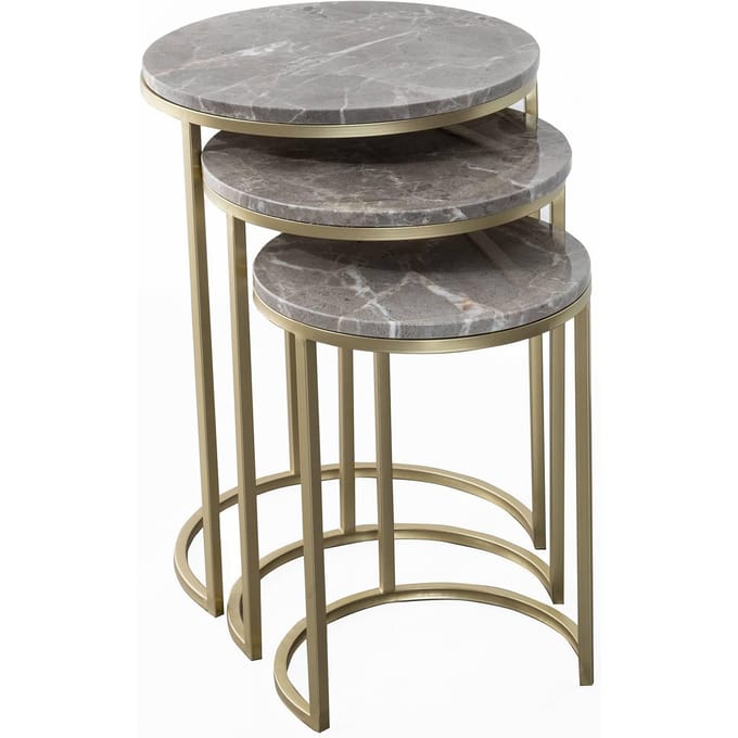 Set van 3 bijzettafels Tria | Decorationable