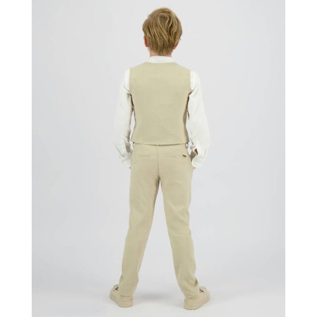 Vingino Sesto Jongens Broek - Overcast white