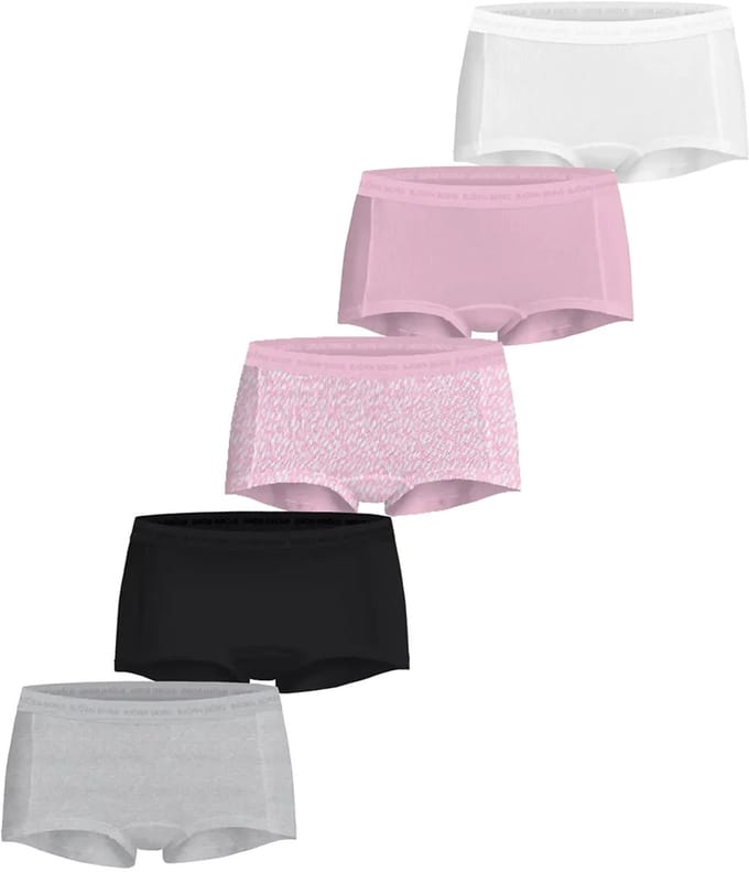 Bjorn Borg 5-pack dames boxershort- Everyday cotton - Roze combi - Roze Combi / XL
