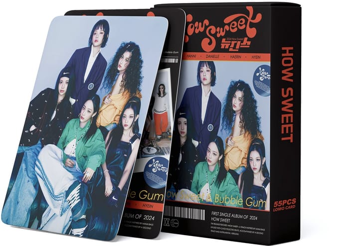 KPOP 55pcs/box New Jeans HOW SWEET Photocard [Fotokaarten]