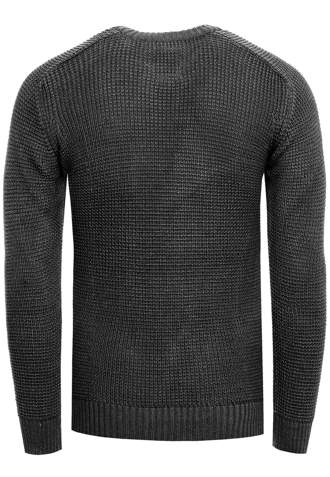 Chunky Slim Fit Trui met Ronde Hals