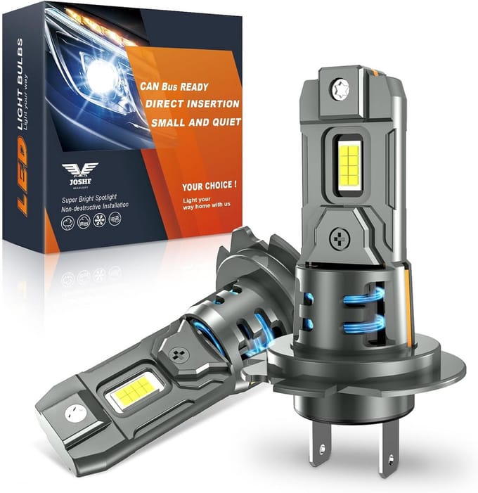 H7 LED Koplampen Set 2 Stuks - 600% Helderder Licht & Plug en Play Installatie