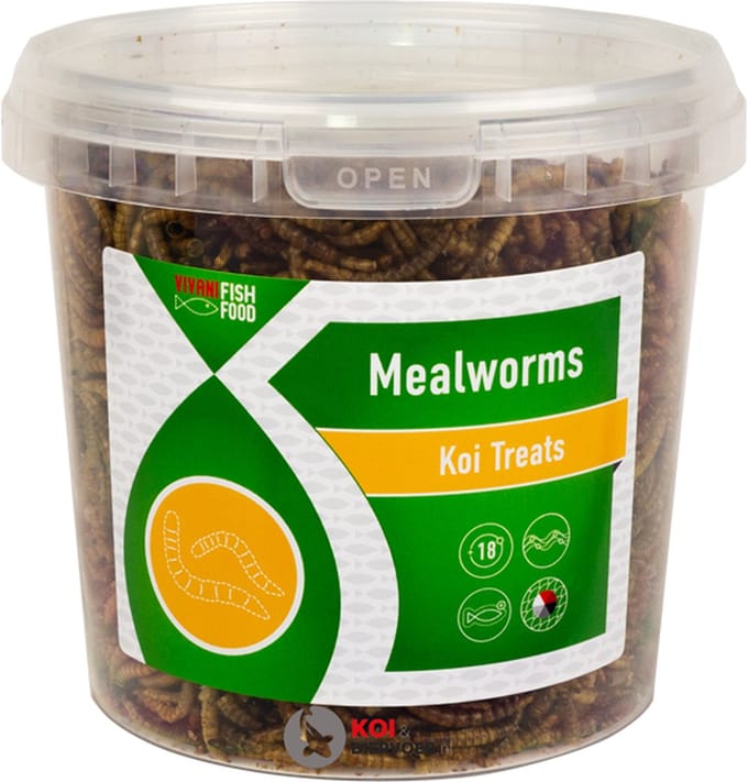 Gedroogde meelwormen eiwitrijke dierensnack 160 gram