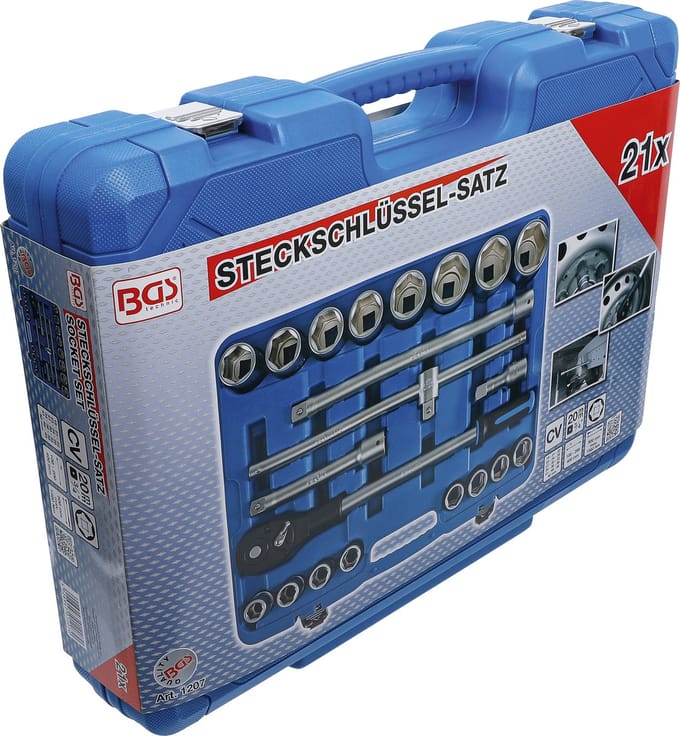 BGS Dopsleutelset 3/4 21 delig