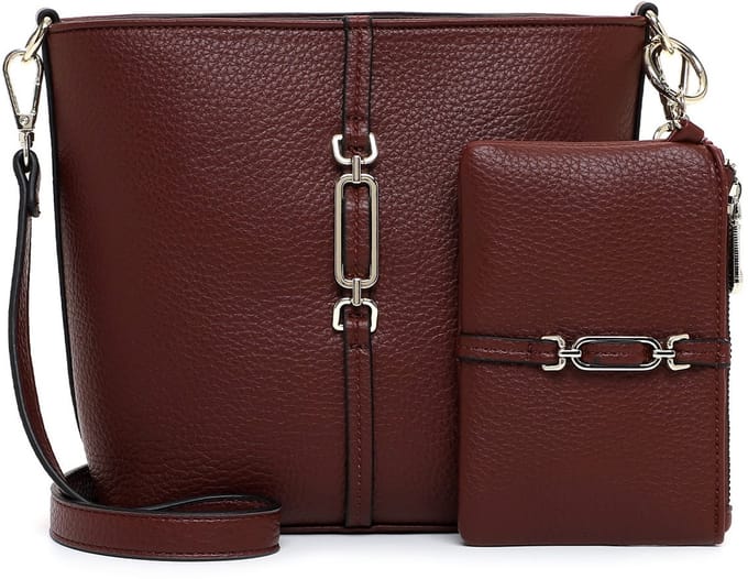 EMILY & NOAH Schoudertas E&N Lewe ( 65721 ) - Dames handtassen - wine 690