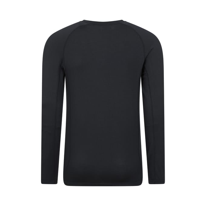 Mountain Warehouse Heren Vermont Base Layer Top (Zwart)