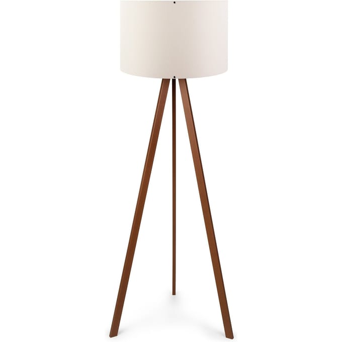 Asir Driepoot Vloerlamp - Hout - 150 cm Hoog - Naturel