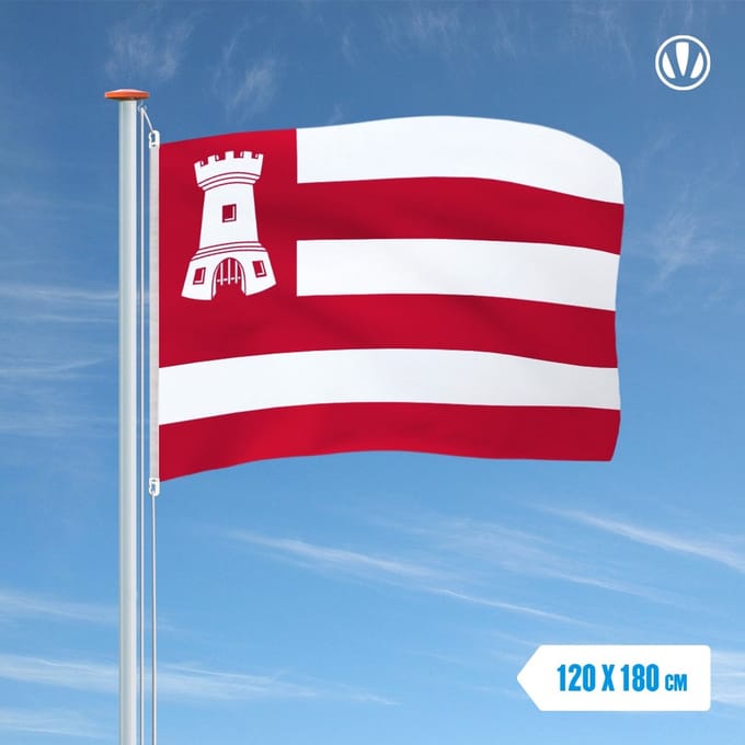 Vlag Alkmaar 120x180cm