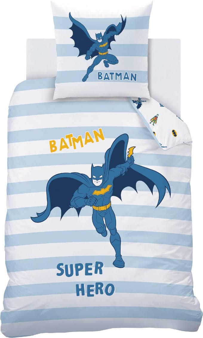Batman Dekbedovertrek Super Hero - Eenpersoons - 140 x 200 cm - Katoen