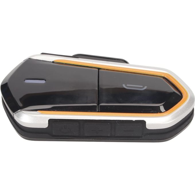 Casque Bluetooth antibruit HiFi stéréo IP54 étanche sans fil pour moto black