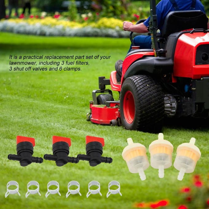 Brandstoftank Afsluitkleppen   Filters   Klemmen Tuin Bosmaaier Grasmaaier Accessoire