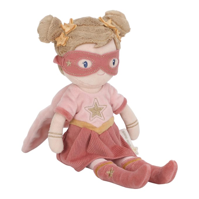 Little Dutch Superhero Knuffelpop Rosa - 35 cm