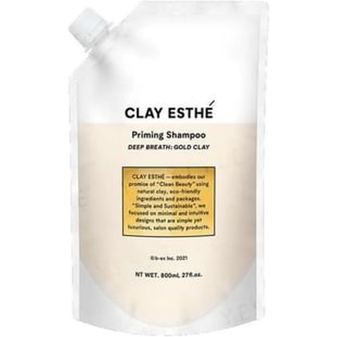 CLAY ESTHE - Priming Shampoo Deep Breath: Gold Clay Refill 800ml