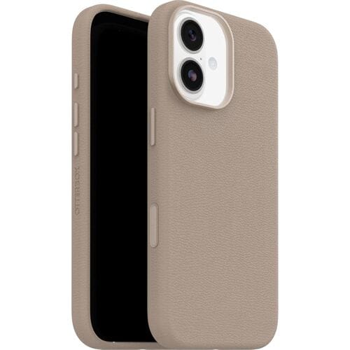 OtterBox Symmetry Cactus Leather Camera Control Apple iPhone 17 Cottonwood Glen - light grey