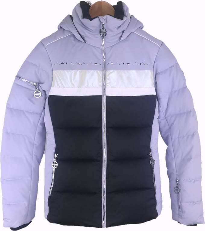 Dare2B Dames Crystallize Jas CosmicSky/Bk Maat S/36