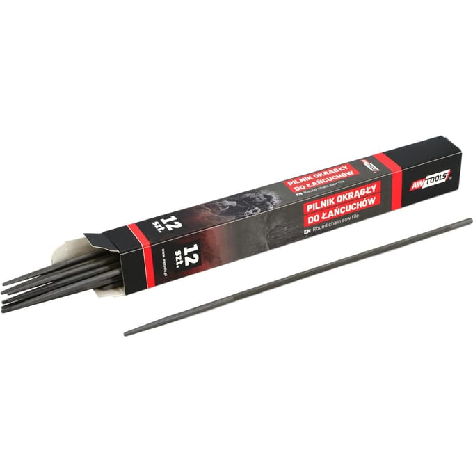 Awtools - Vijlenset voor Kettingzagen - Rond - 4,5mm - 12 stuks