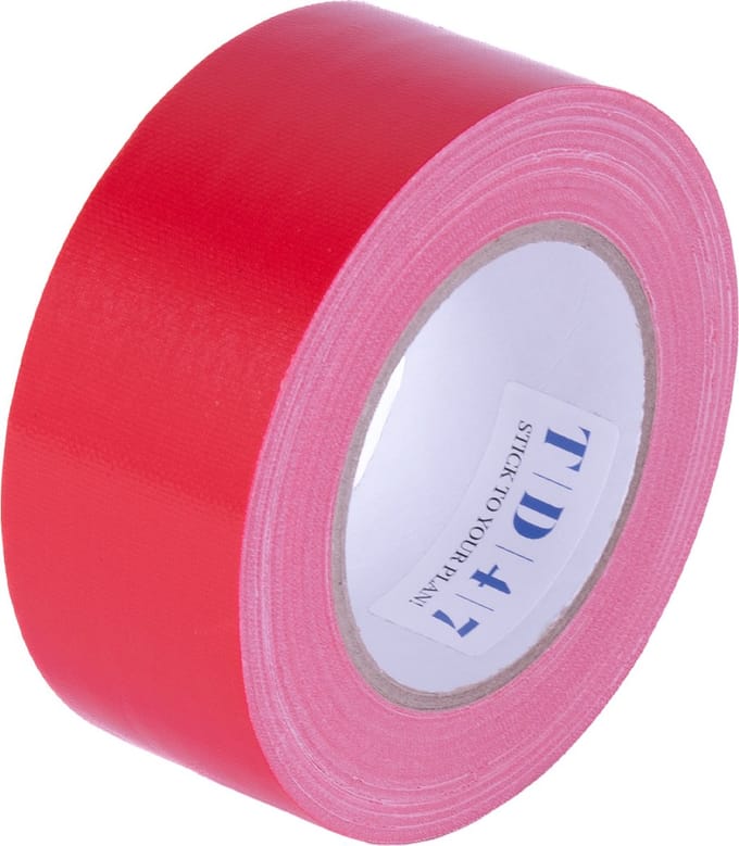 TD47 Gaffa Tape 50mm x 25m Rood