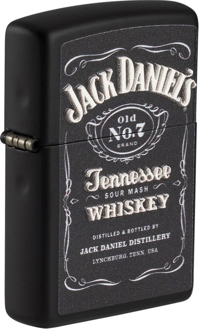 Aansteker Zippo 3D Print Jack Daniel's