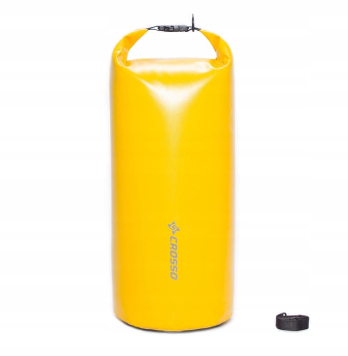 Crosso Dry Bag Geel Waterdichte Fietstas 40L