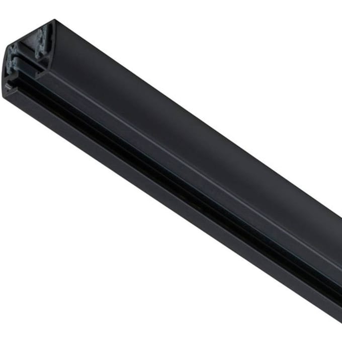 Paulmann URail rail, 10 cm, zwart mat