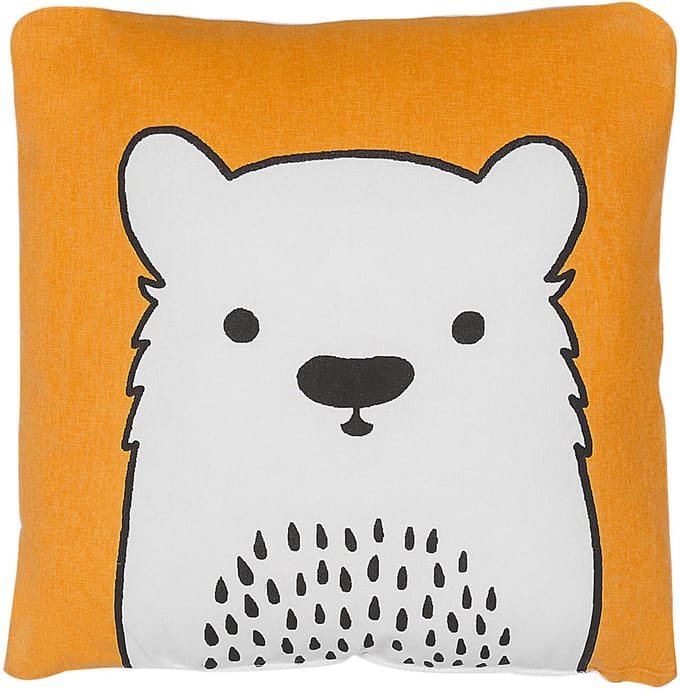WARANASI - Sierkussen - Oranje - 45 x 45 cm - Katoen