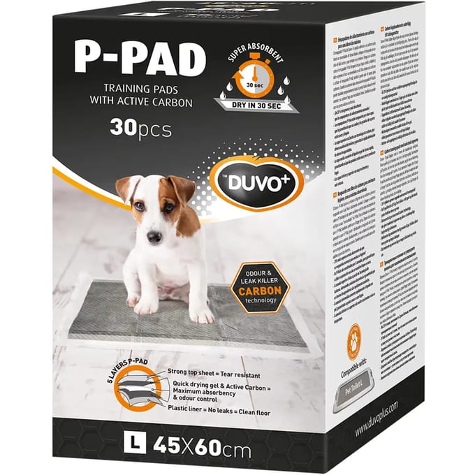 Duvo+ Puppy Pad Carbon - 45 x 60 cm