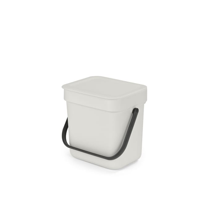 Brabantia Sort & Go Aanrecht Afvalbakje - 3 liter - Light Grey