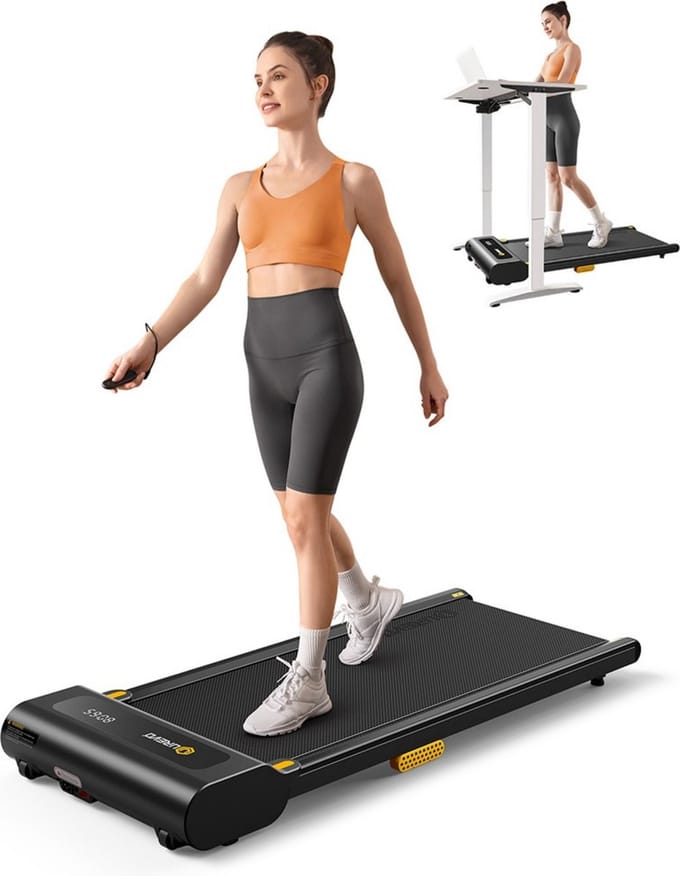 UREVO SpaceWalk Lite black treadmill