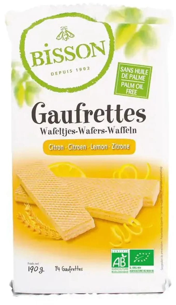 Bisson Wafels citroen 190 gram