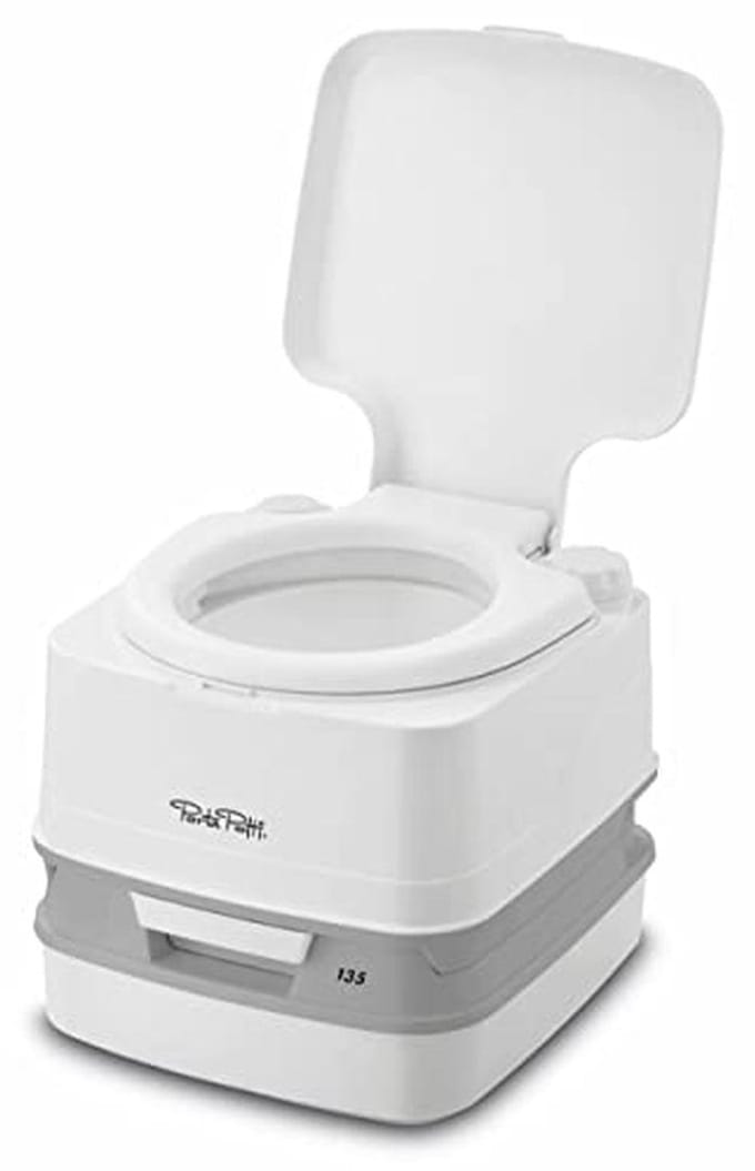 Draagbaar Toilet met Roterende Uitgiettuit