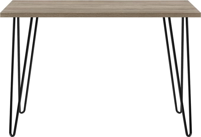Owen-Bureau - Eikenlook/Zwart Metaal