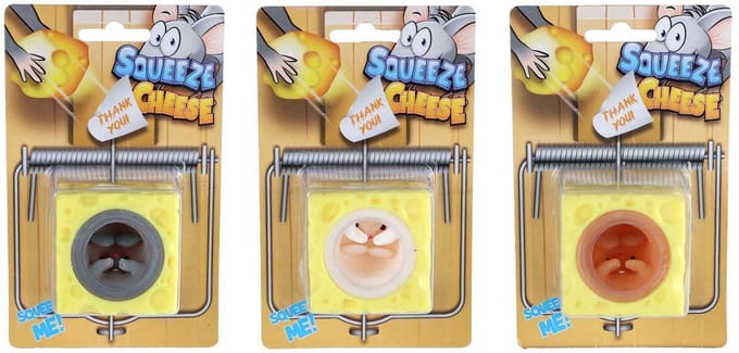 Squeeze Cheese Knijpkaas met muis Poppetjes en figuren