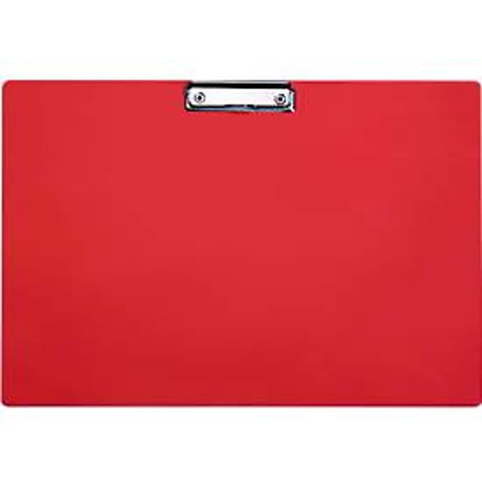 ALCO klembord, A3 liggend, kunststof, rood
