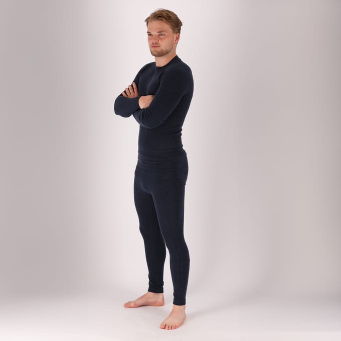 Xtreme - Heren thermo broek/shirt - Premium - Set - Navy - Maat M - Thermokleding heren