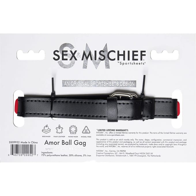 'Sex & Mischief - Amor Ball Gag'