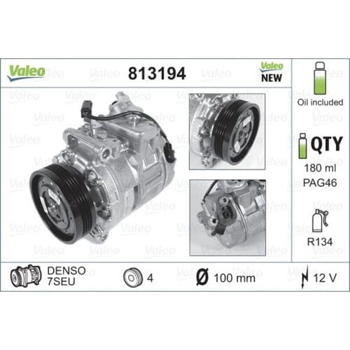 Airco-compressor VALEO 813194