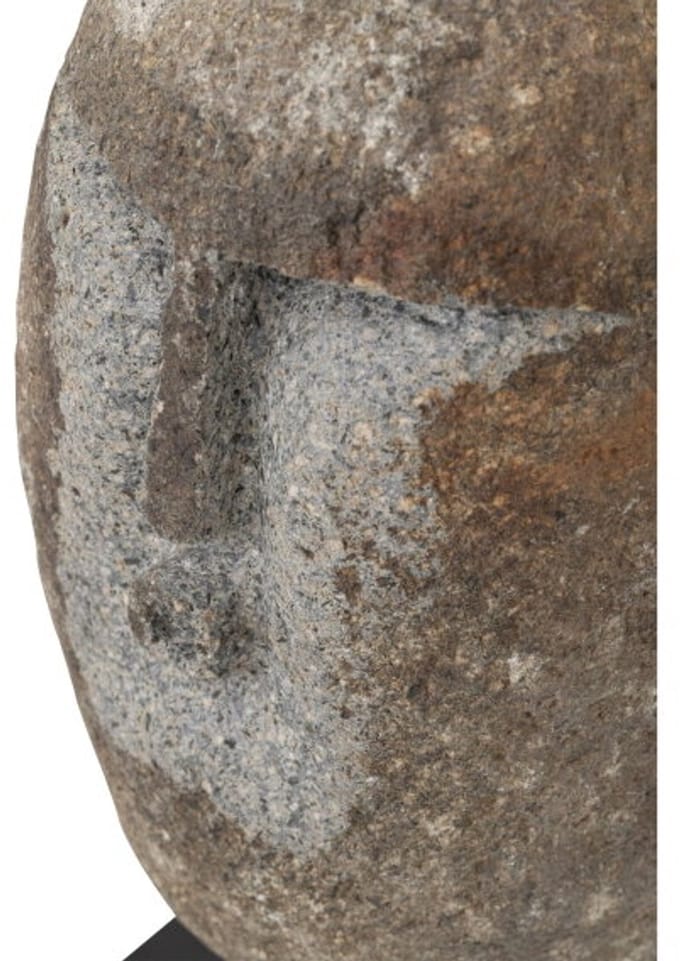MUST Living Decoration Kiss,±35x18x15 cm, riverstone pebble