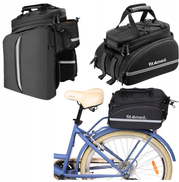 Waterdichte Fietsbagagedrager Tas 35L - Uitbreidbaar & Reflecterend