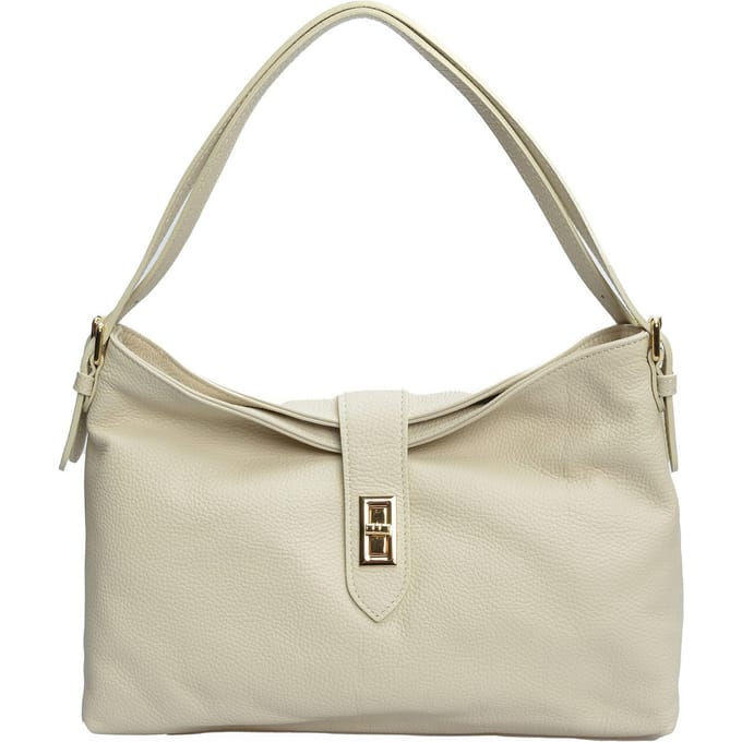 Anna Luchini Beige Rundleer Tas