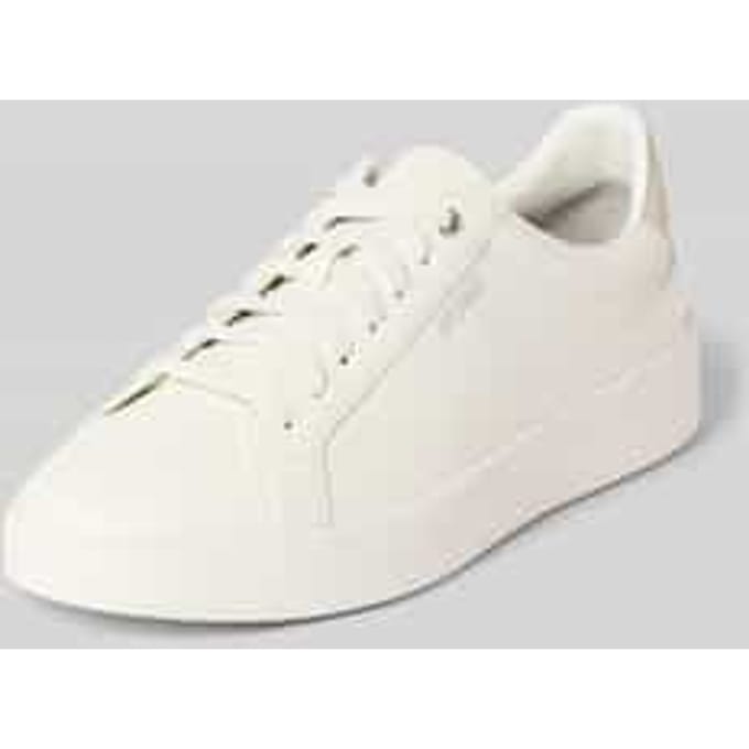 Low-top sneaker in leerlook model 'LYDE'