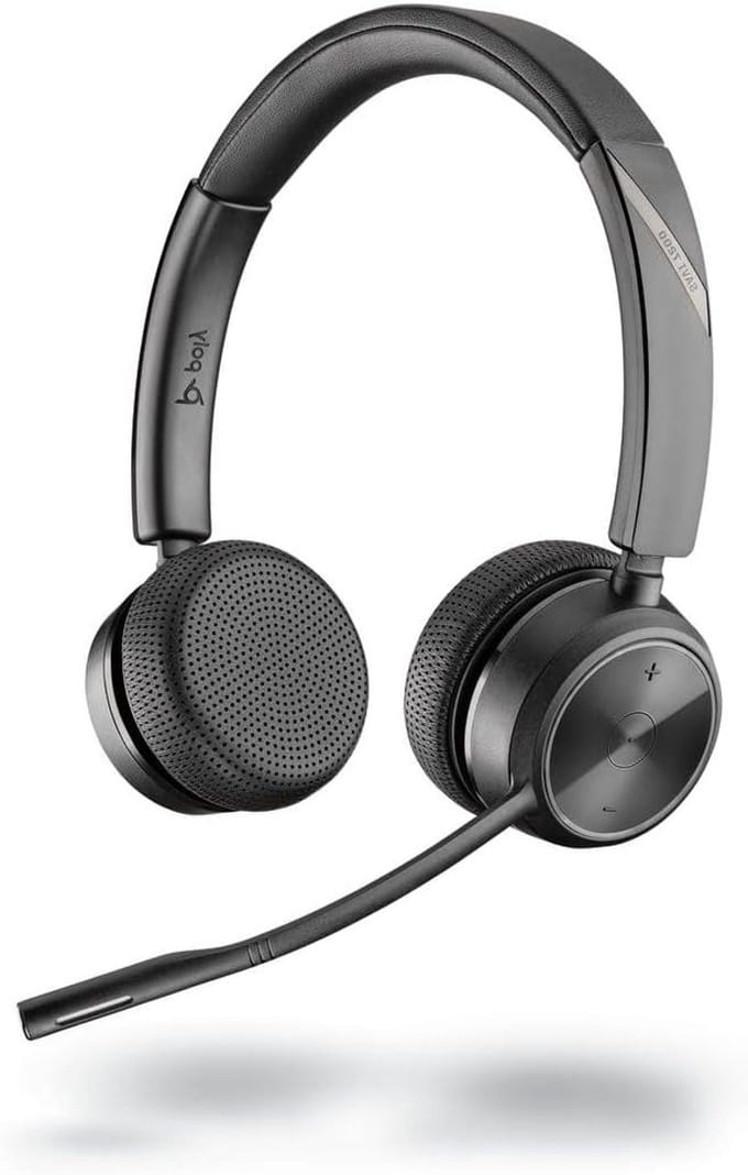 Draadloze Headset - Reserve Headset - Telefoon Gesprekken - DECT Connectiviteit - 15 kg - Zwart