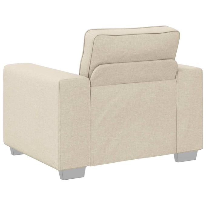 vidaXL - Sofa - Stoel - Beige - 100 - cm - Linnenmix - Stoffen