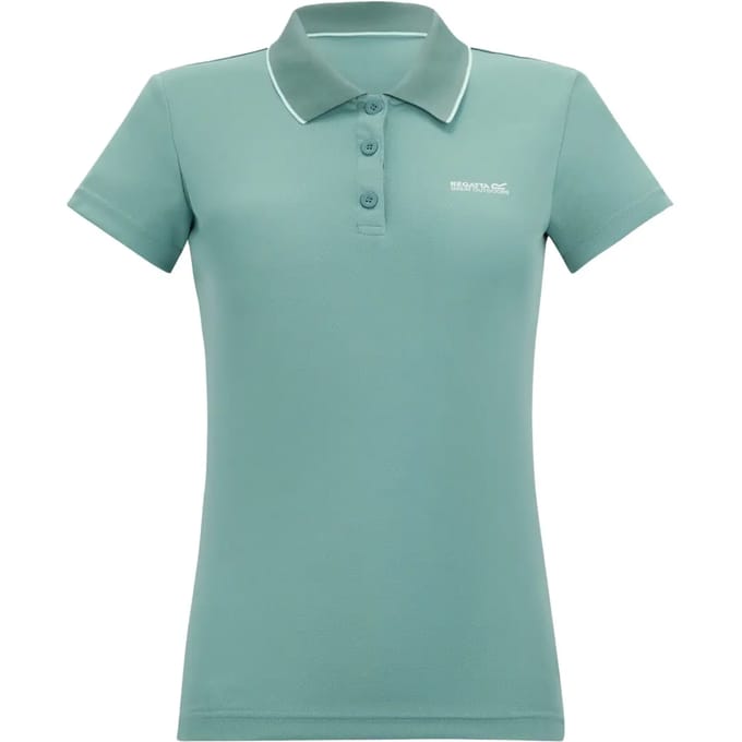 Dames Maverick V Polo met logo en V-vormige uiteinden