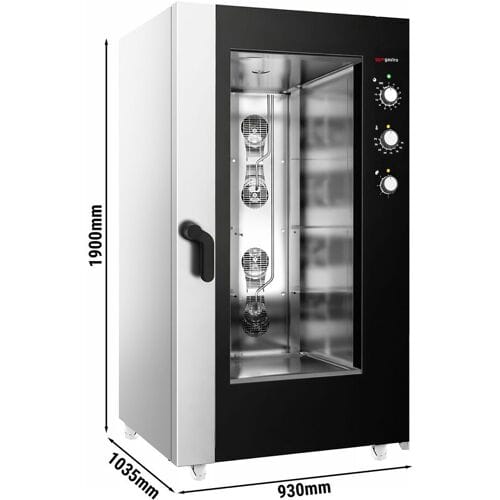 GGM Gastro Kombidämpfer - Manuell - 20x GN 1/1 - inkl. Gestellwagen