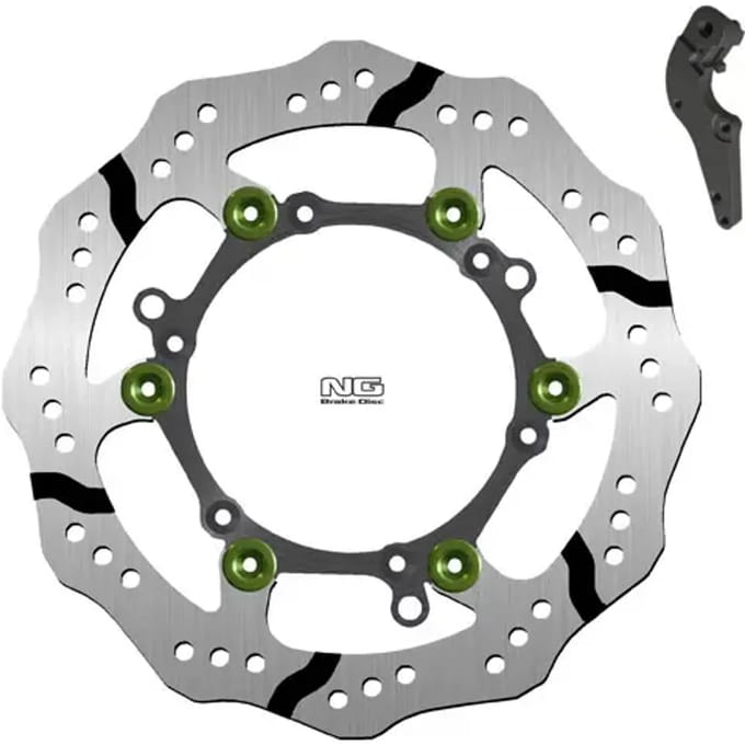 Set van ventilated drijvende motorremschijven NG Brake Disc 1254XBHK17