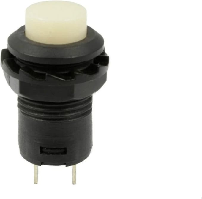 OTRONICÂ® Drukknop | moment - puls | 14x20 rond gat 12mm | Wit