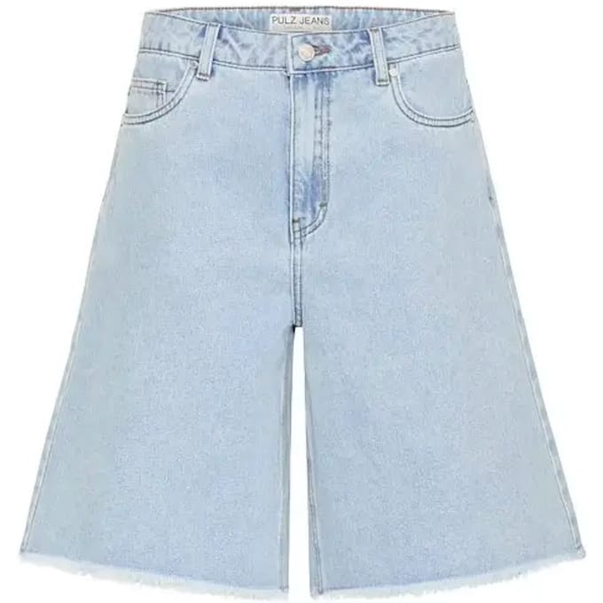Hoge taille jeans shorts voor dames Pulz Jeans Collins