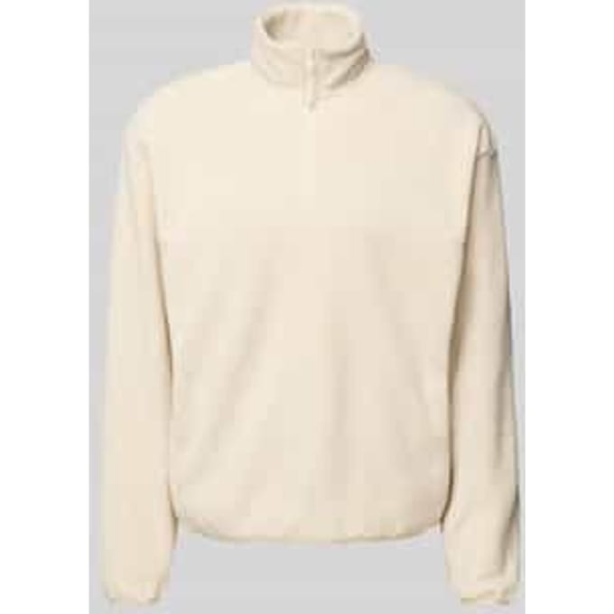 Fleecepullover met schipperskraag